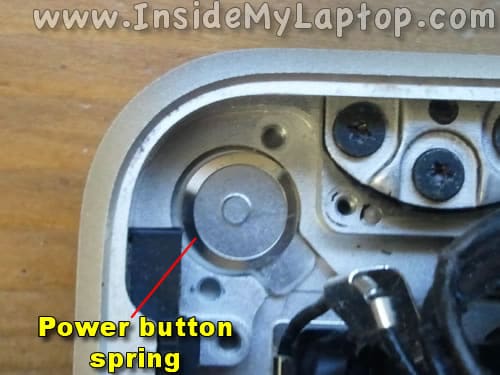 MacBook Pro power button spring