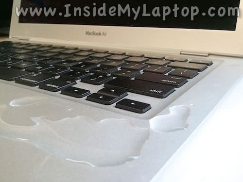 MacBook Air liquid damaged keyboard