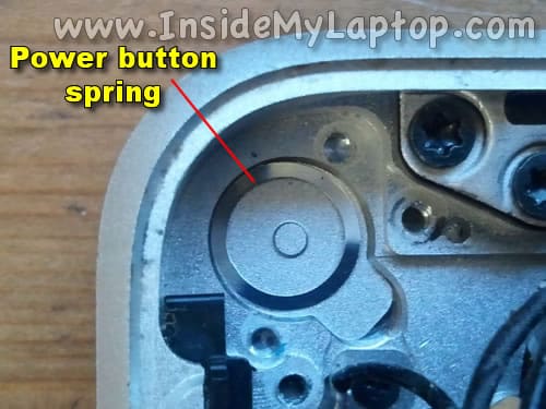 Power button spring