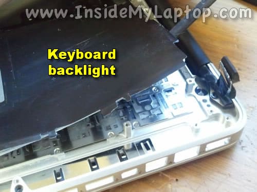 Start removing keyboard backlight