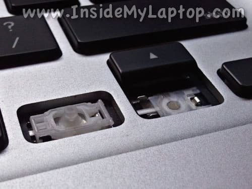 Damaged keys on MacBook Pro keyboard