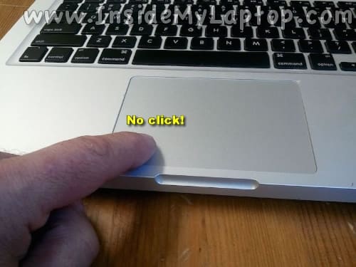 MacBook Pro trackpad not clicking