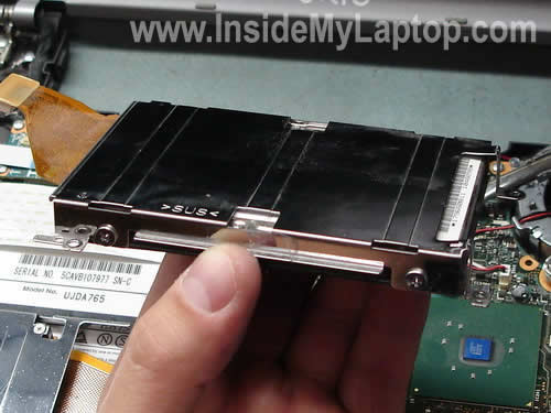 Remove hard drive assembly