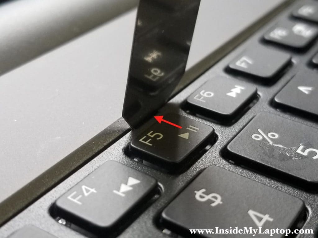Unlock keyboard latch