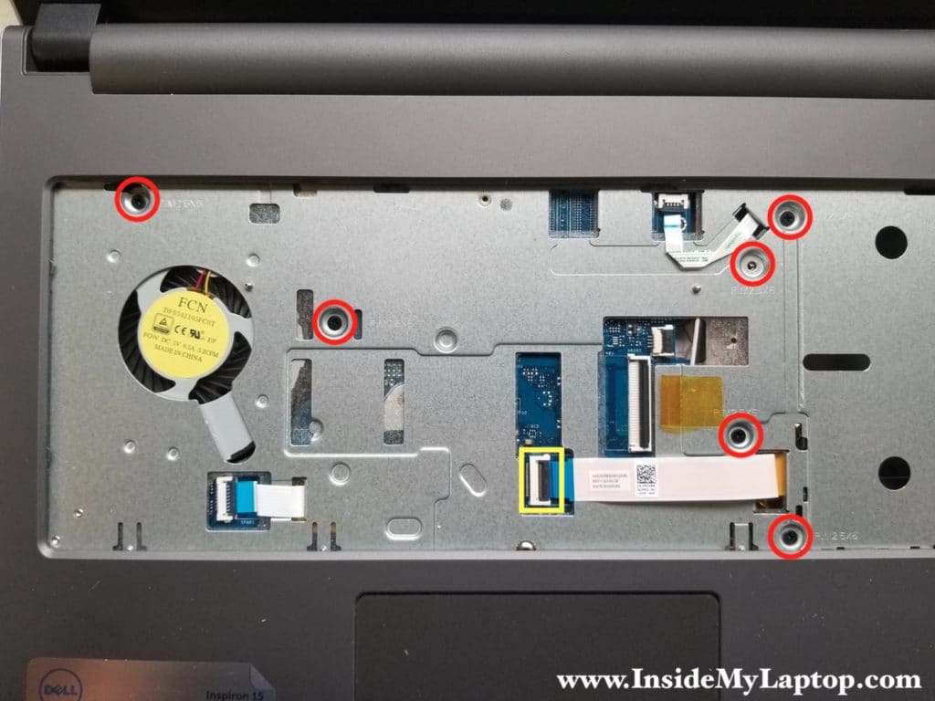 Remove top case screws