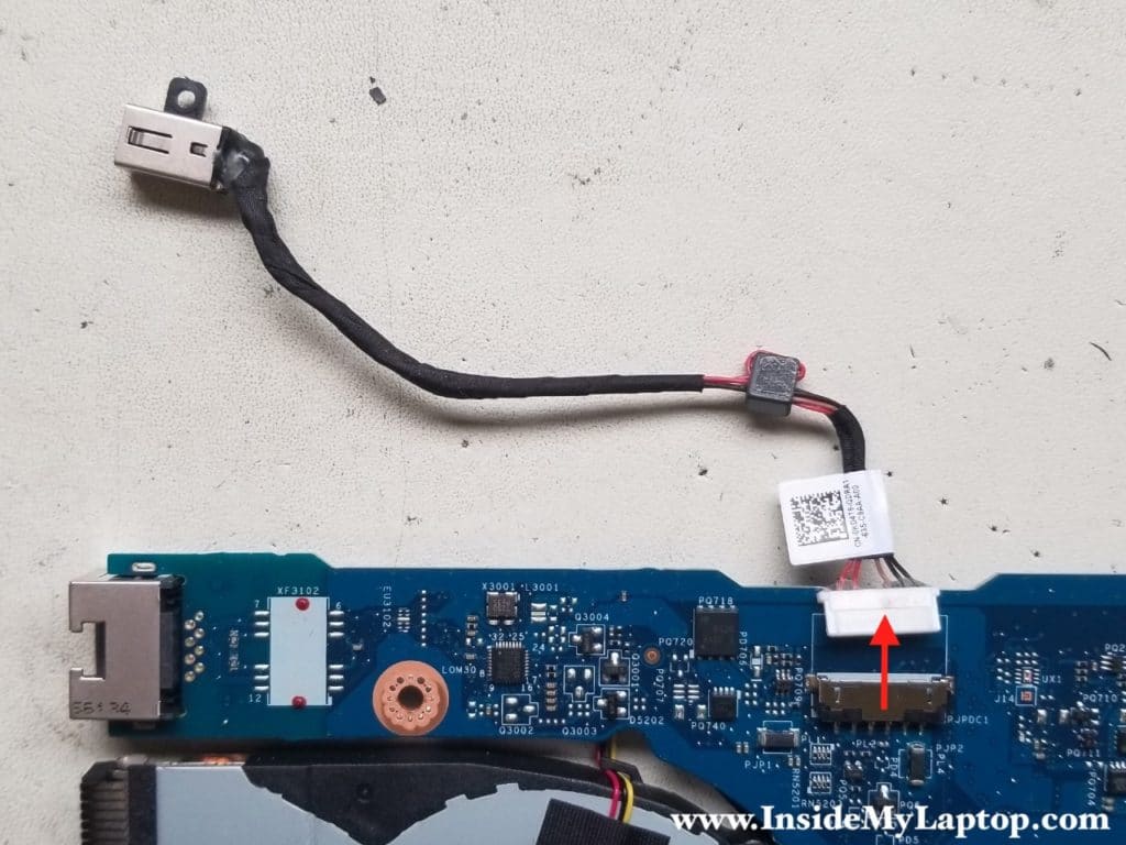 Dell Inspiron 15 5000 5558/5559 DC power jack removed
