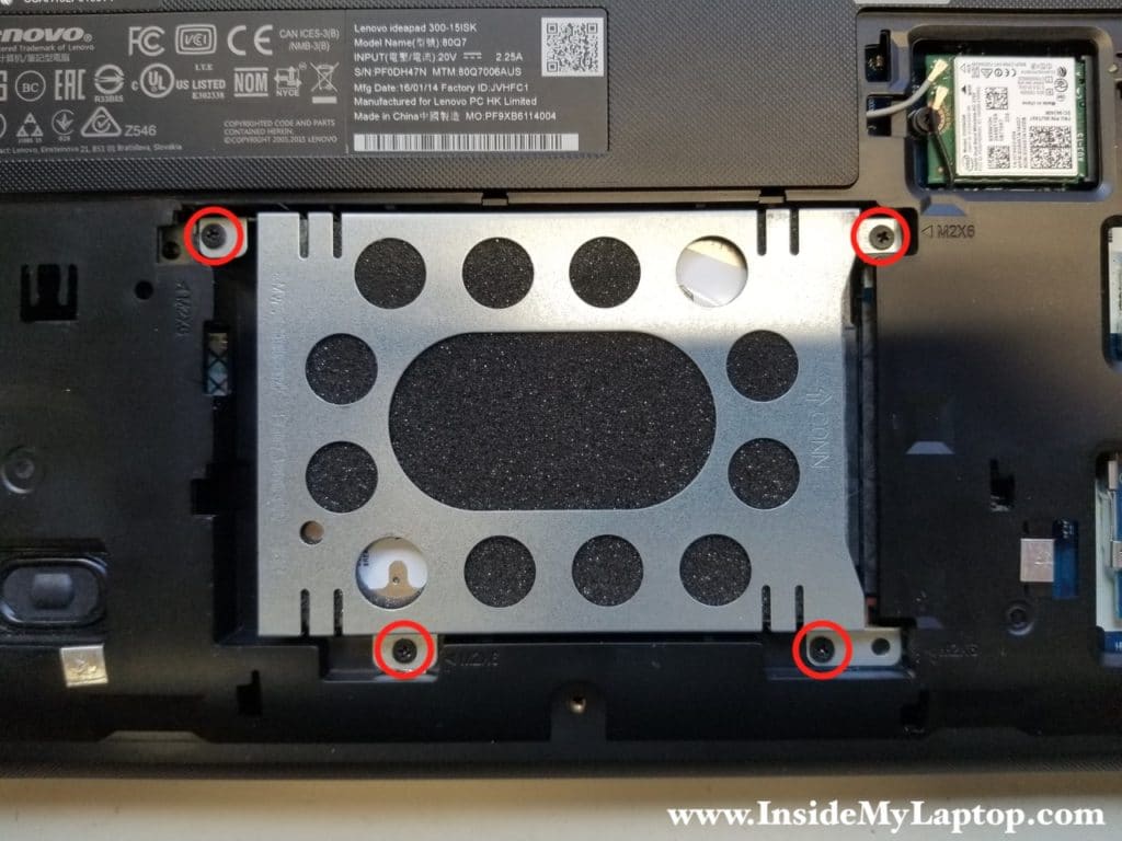 Lenovo ideapad 300-15ISK hard drive