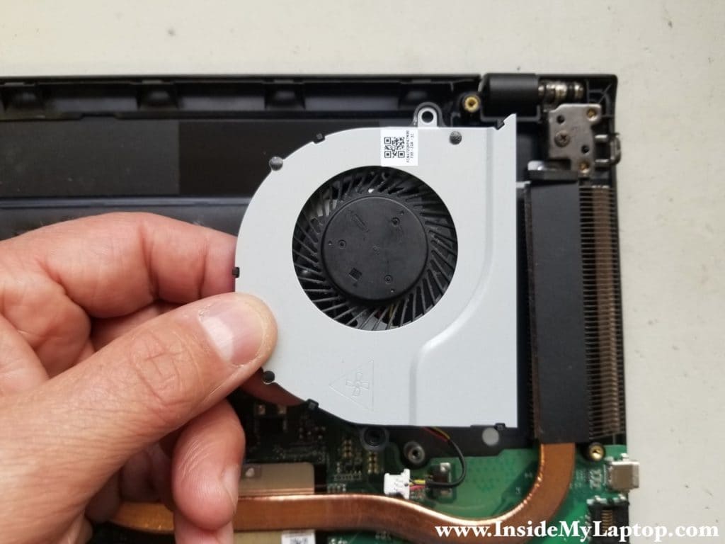 Remove and replace fan