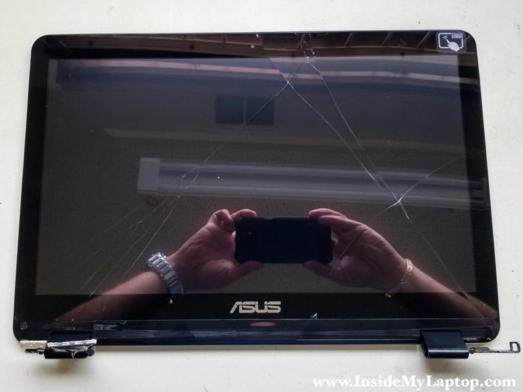 How to disassemble Asus Q553 Q553U Q553UB display panel