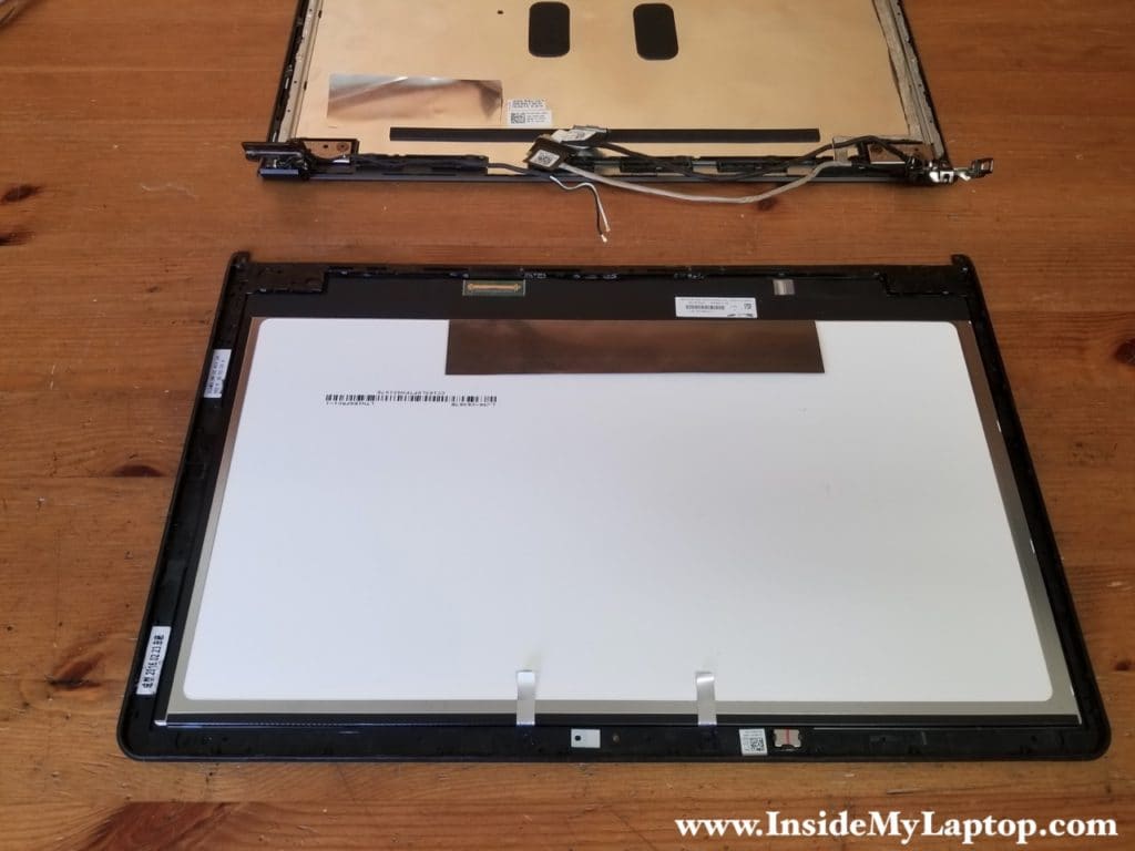 Replace LCD screen, hinges, video cable