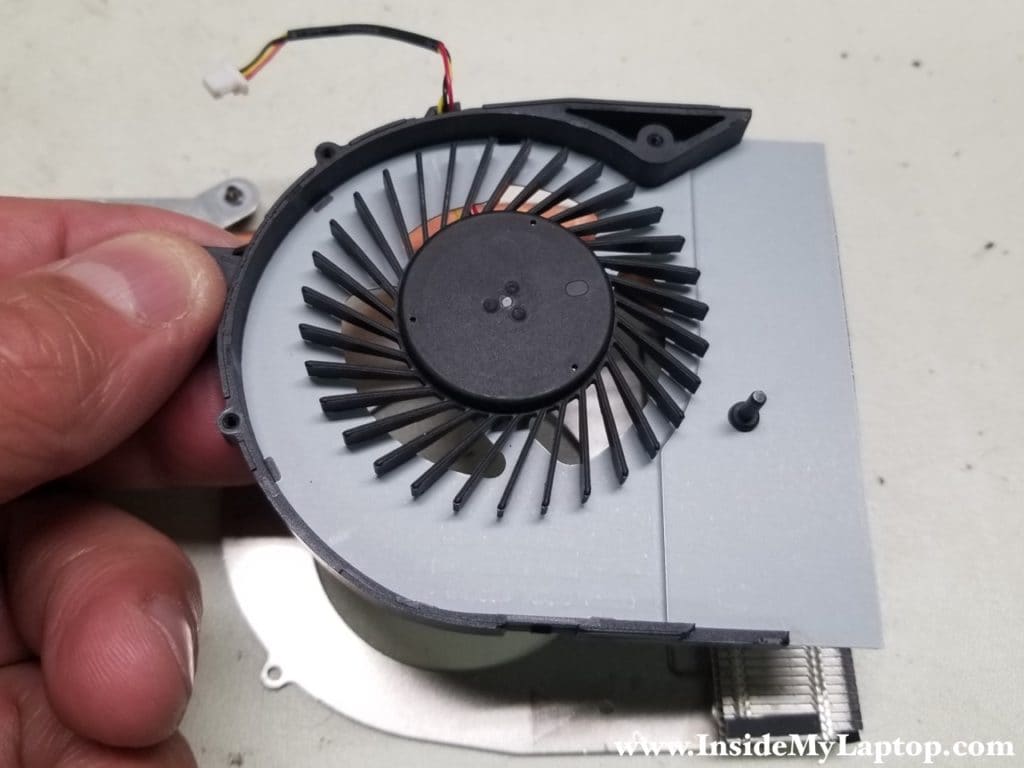 Remove and replace cooling fan