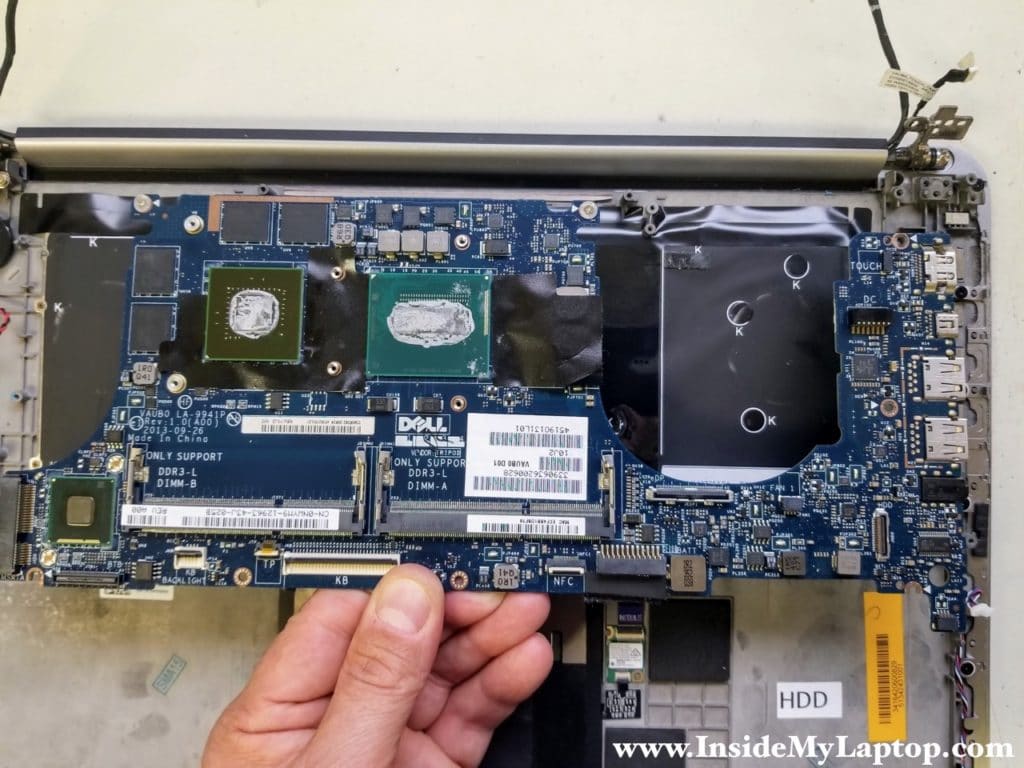 Remove Dell XPS 15 9530 or Precision m3800 motherboard