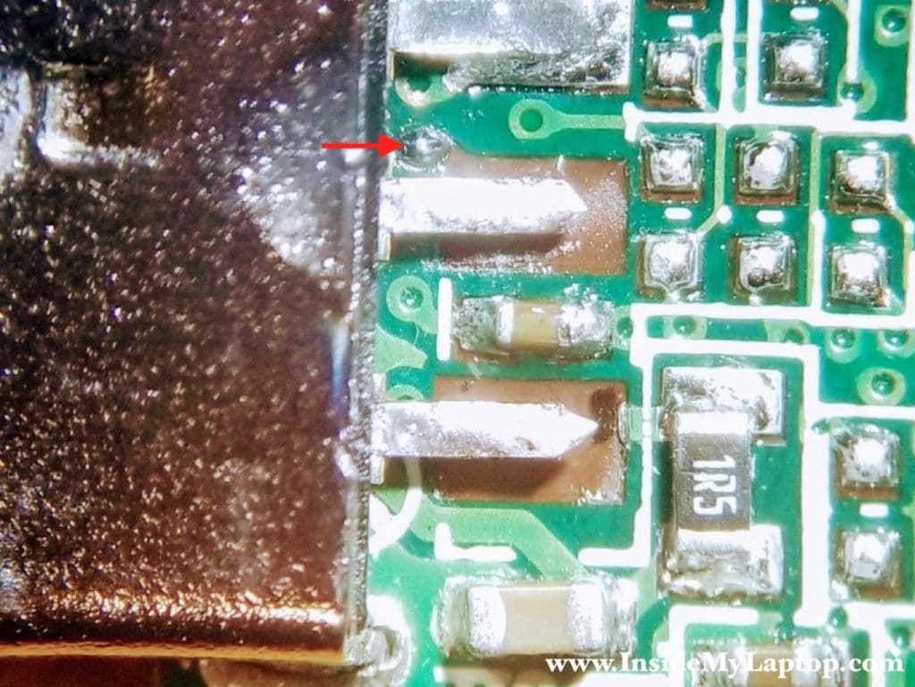 Apply fresh solder