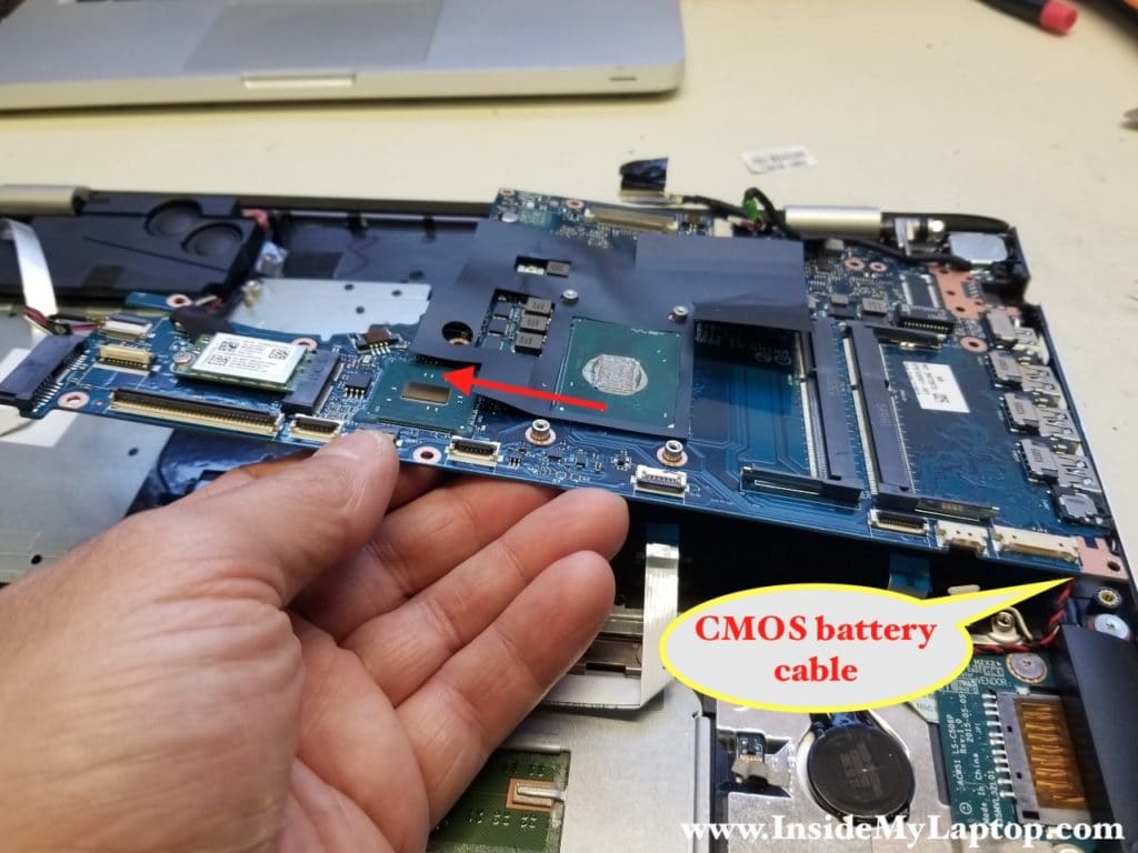 Remove motherboard from laptop