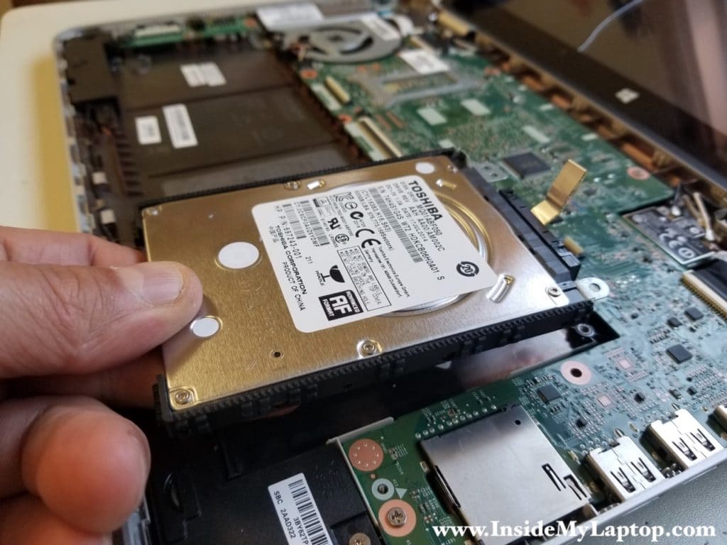 Remove hard drive