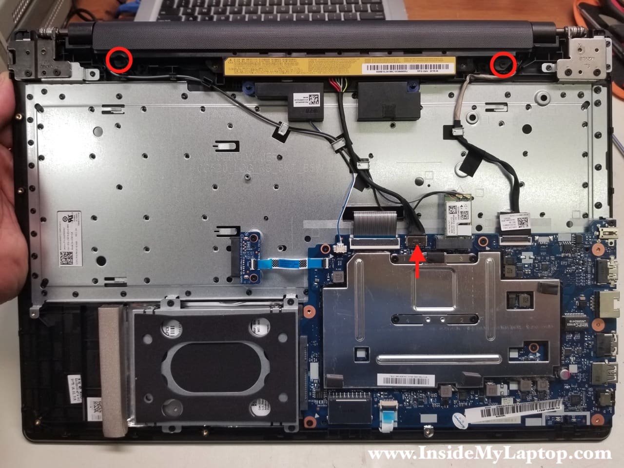 Teardown guide for Lenovo Ideapad 110-15IBR 110-15ACL – Inside my laptop