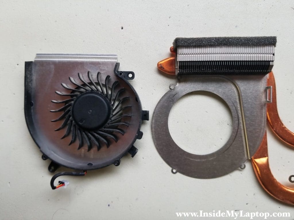 Separate fan from heatsink