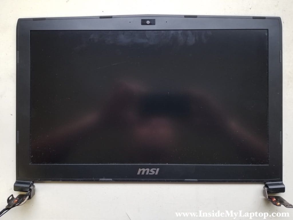 MSI GE62 GP62 PE60 display disassembly