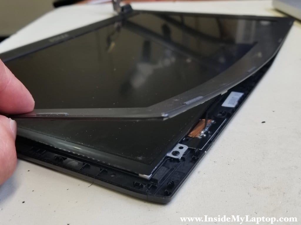 Continue removing screen bezel on sides