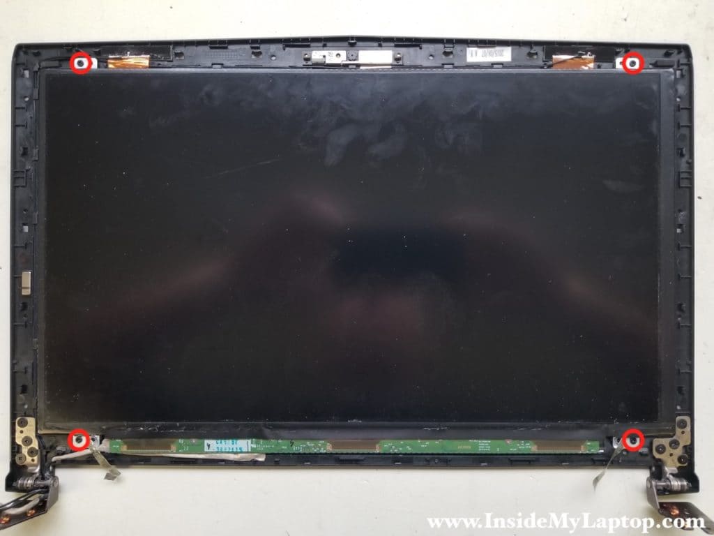 Remove screws fastening LCD screen