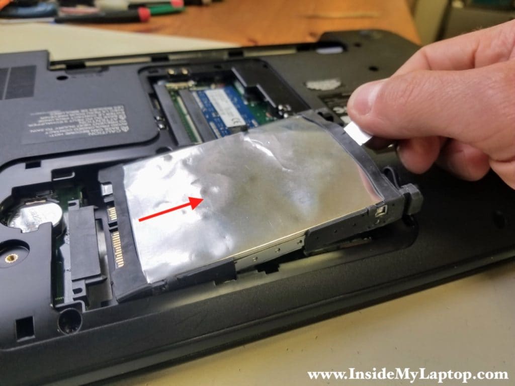 Remove hard drive