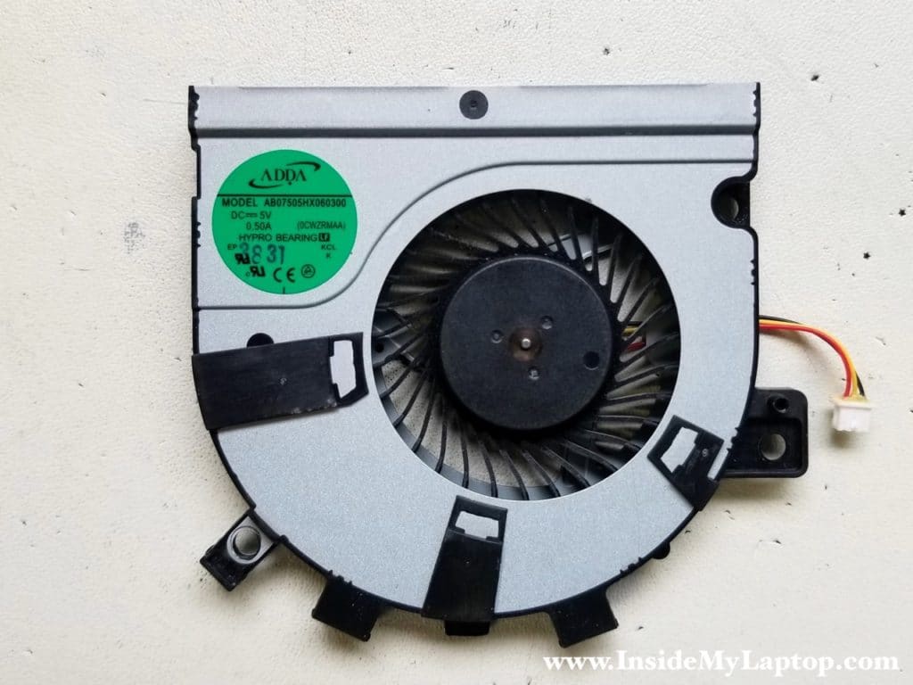 Replace failed fan