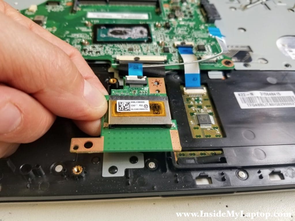 Remove SD card reader board