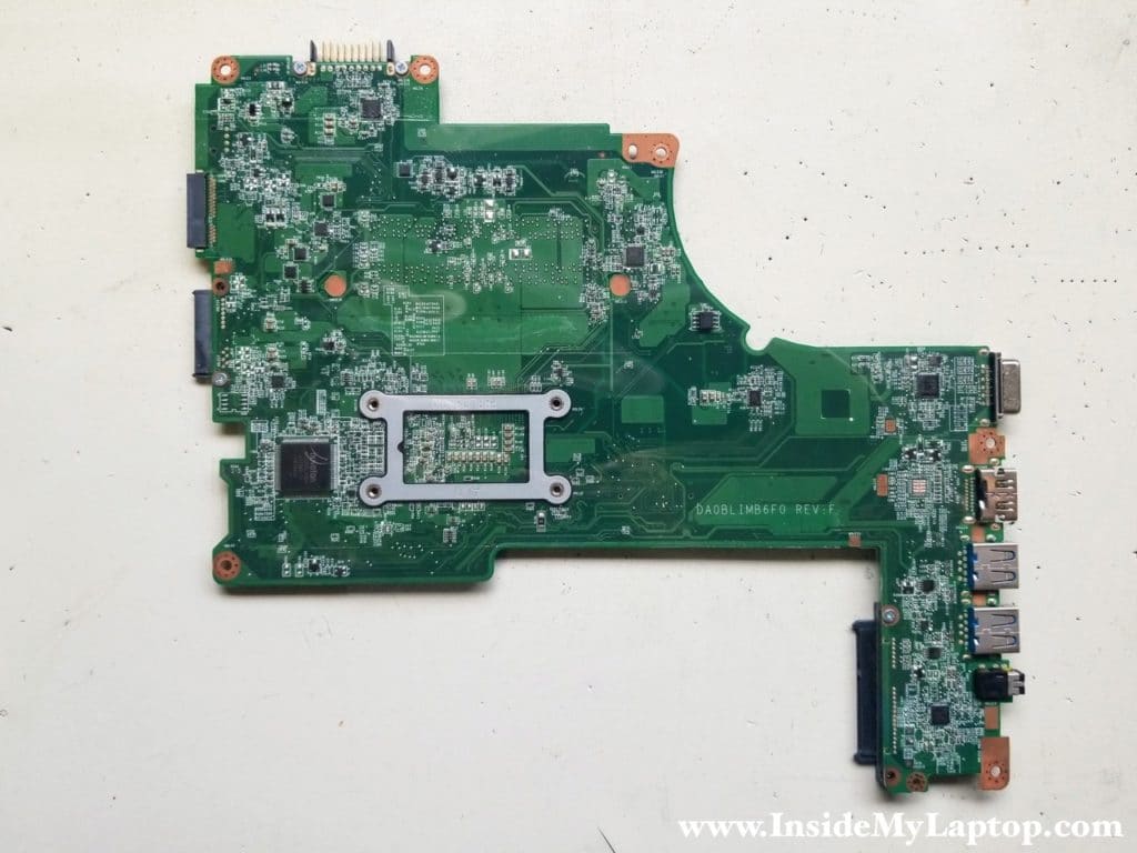 Toshiba Satellite L55 L55D L50 L50D motherboard removed