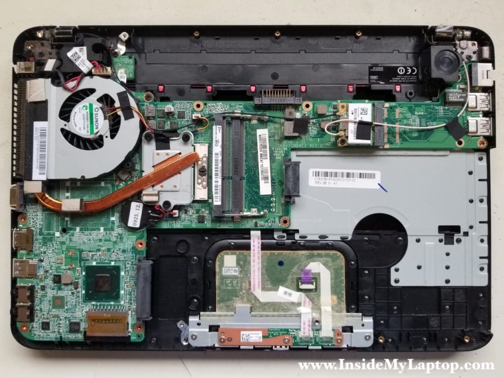 Access internal laptop components