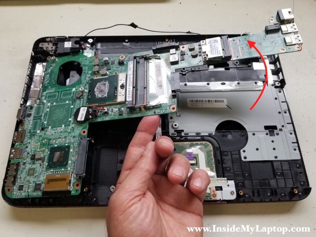 Remove motherboard from laptop