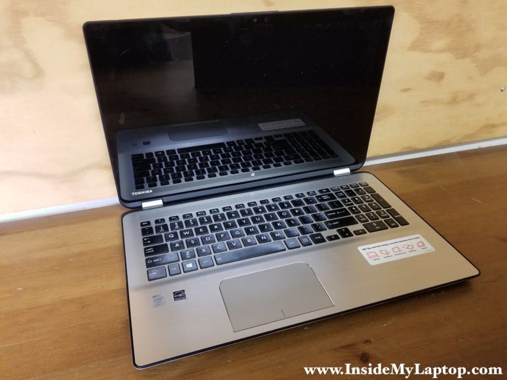 Toshiba Satellite Radius P55W disassembly guide