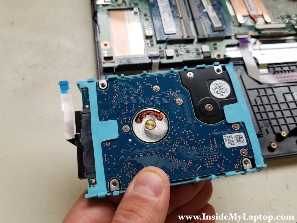 Remove hard drive assembly