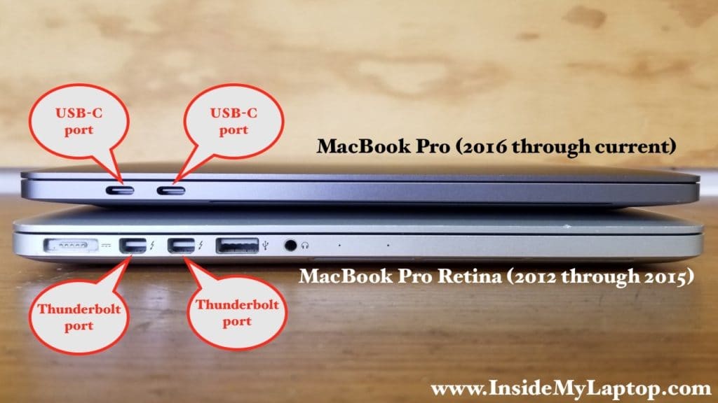 Connecting MacBook Pro Retina (2012-2015) to MacBook Pro (2016-1017)