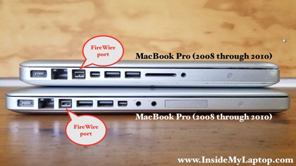 Connecting two MacBook Pros (2008-2010)