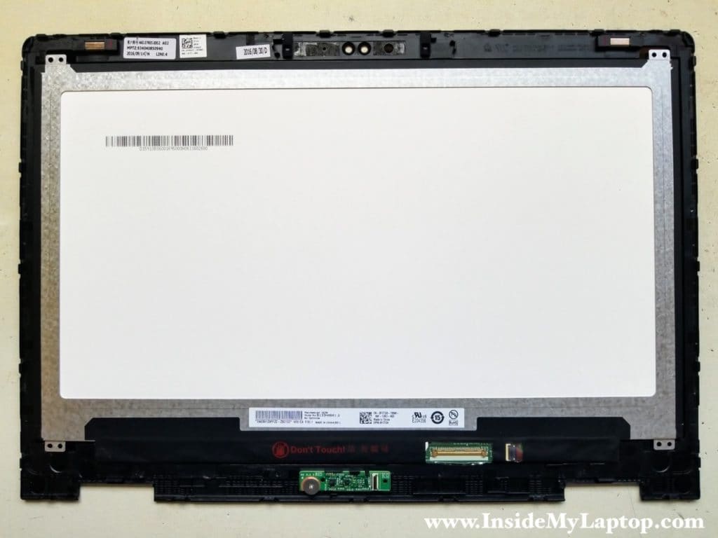 Replace touchscreen assembly