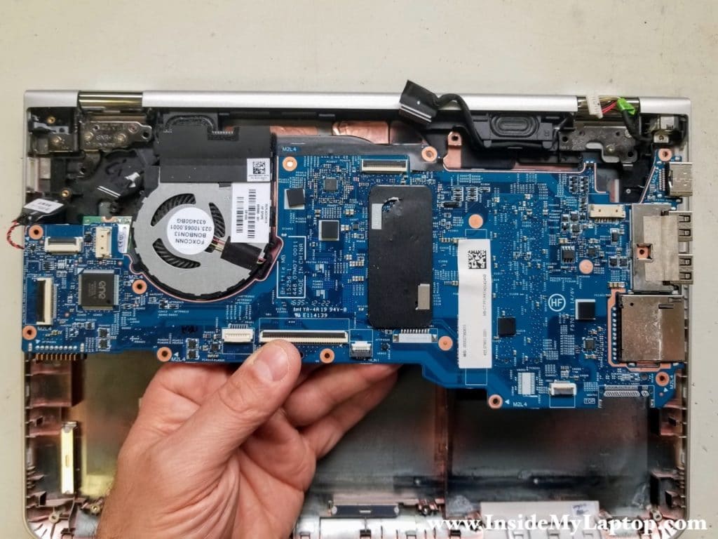 Remove motherboard