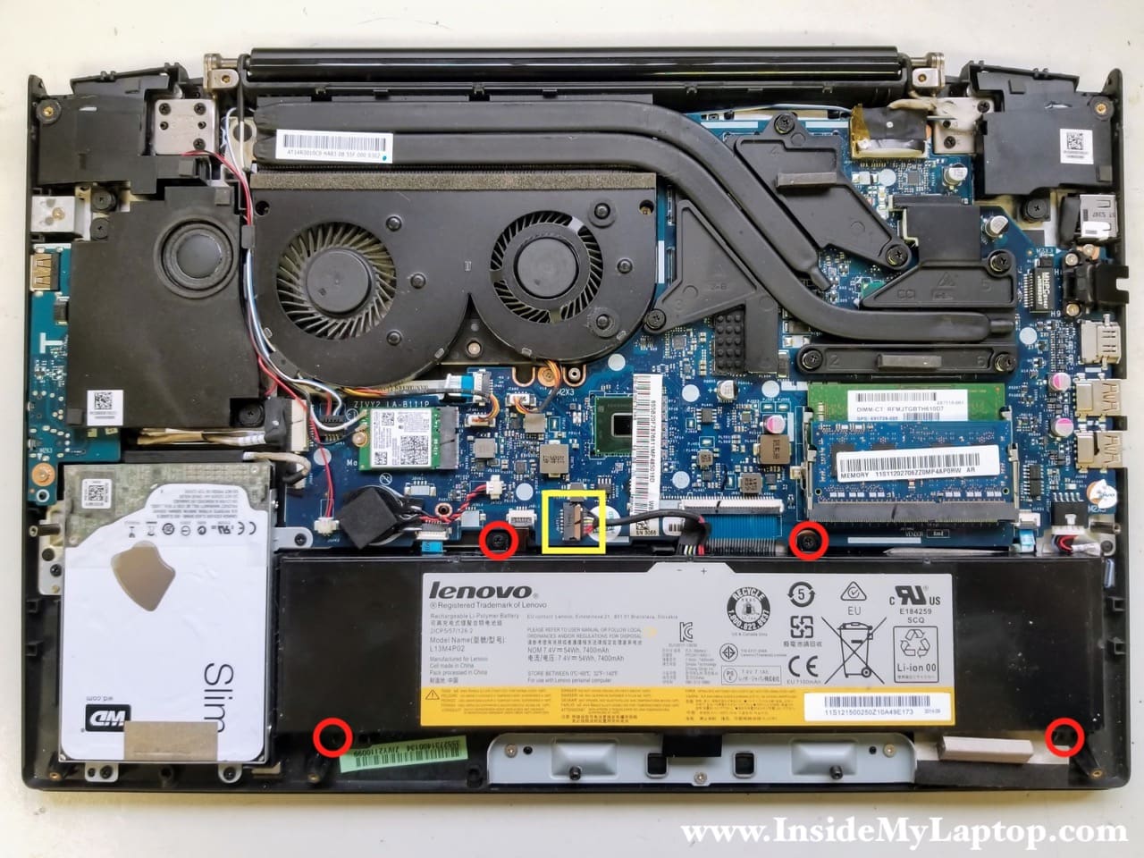 Ekstrem høst Plakater Complete disassembly of Lenovo Y50-70 model 20378 – Inside my laptop