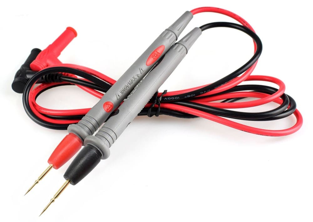 Ultra-sharp multimeter tester needle point probes