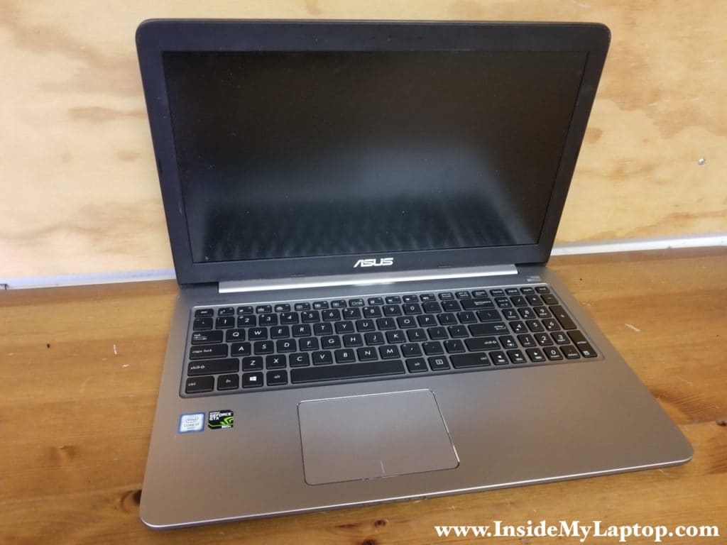 How to disassemble Asus K501U laptop