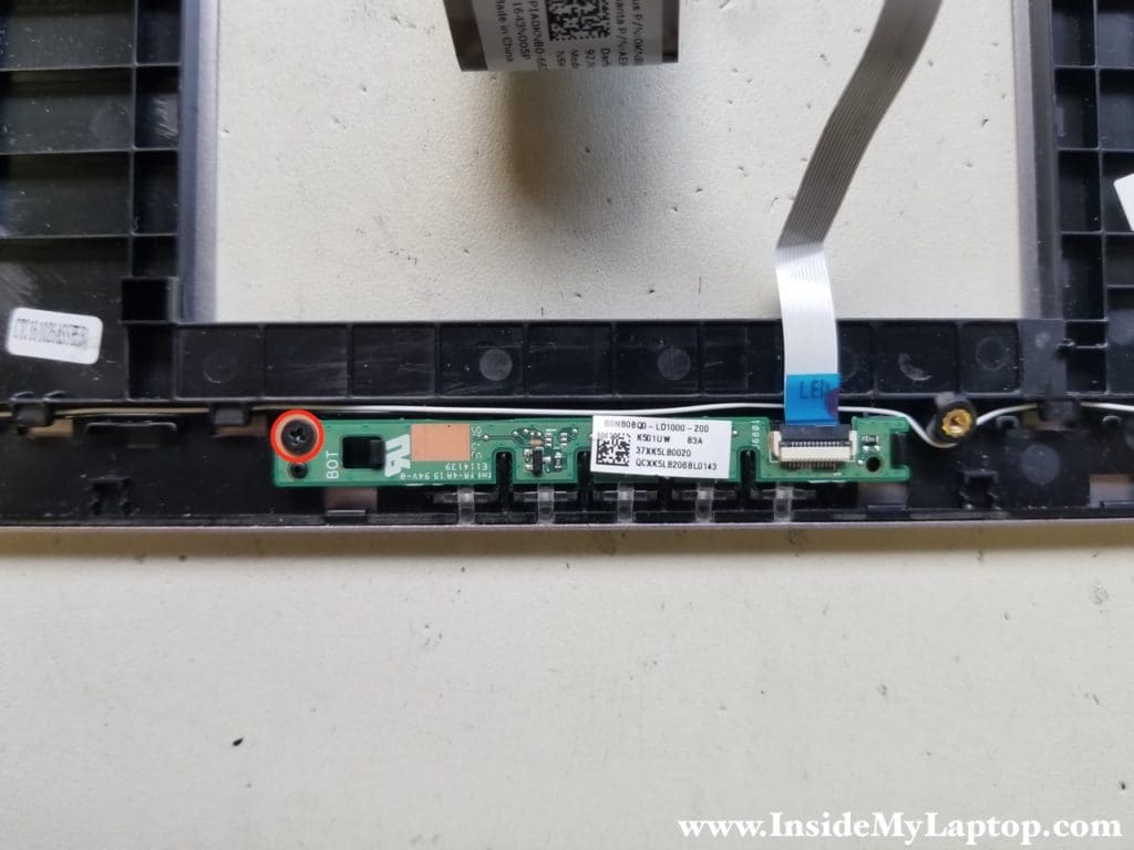 Remove LED board