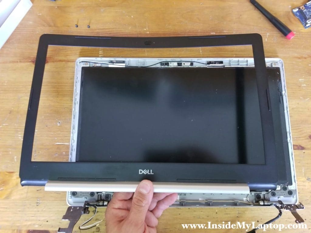 Remove LCD bezel completely