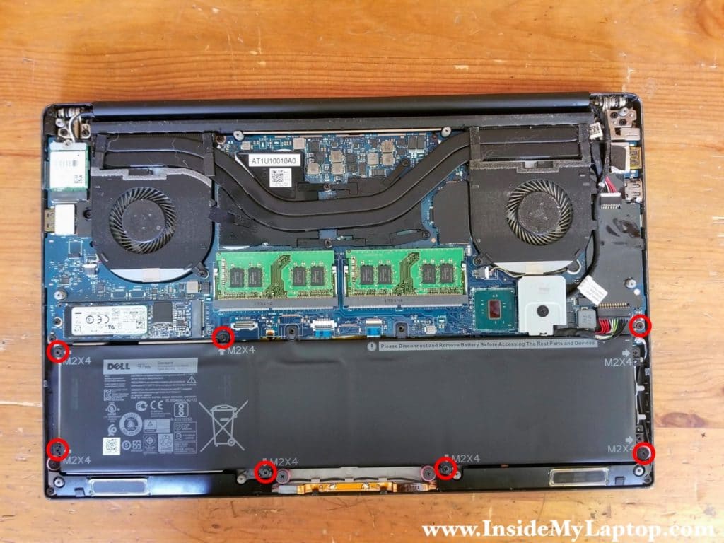 Dell Xps 15 9560 9550 Model P56f Disassembly Inside My Laptop