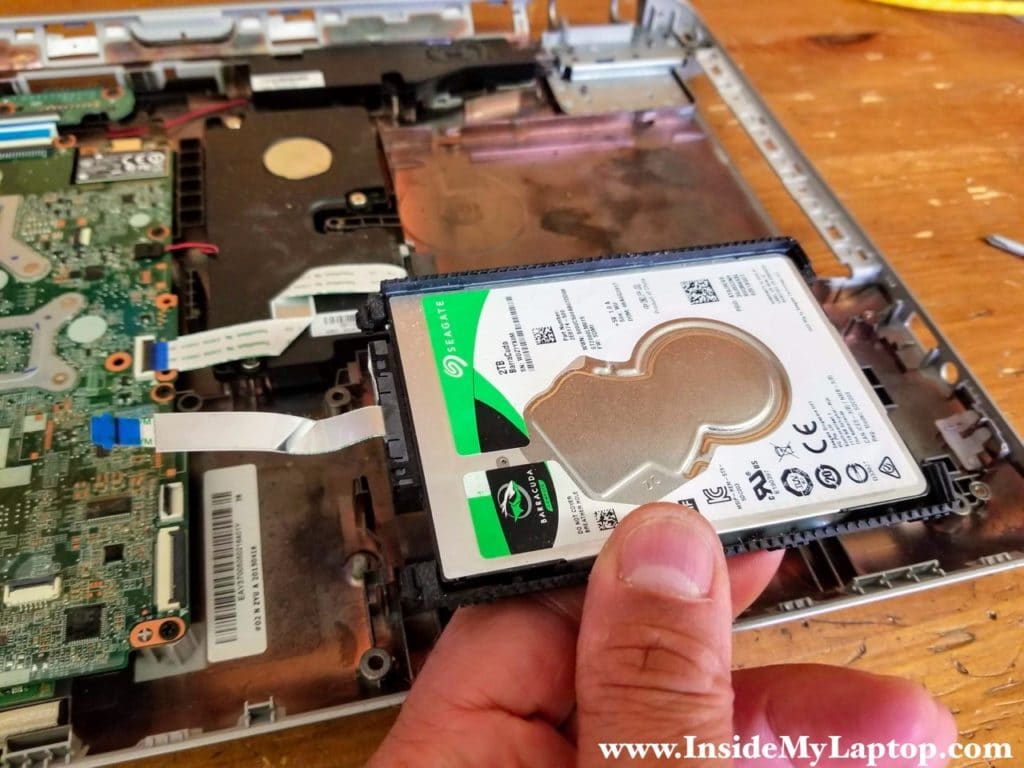 Remove hard drive