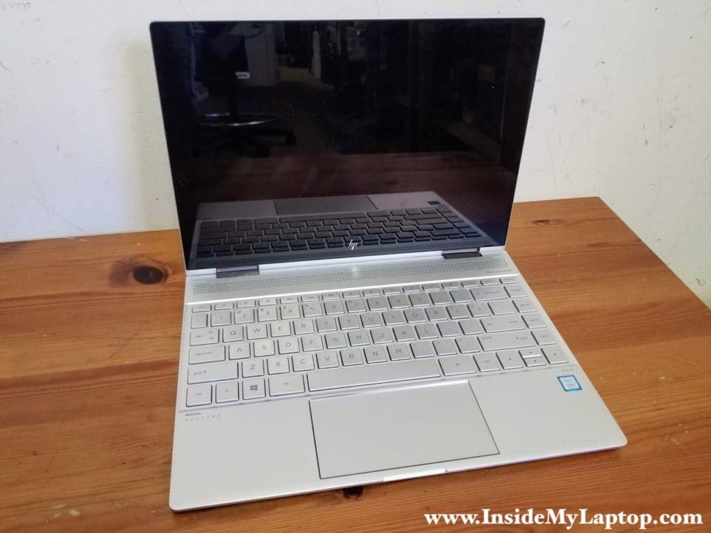 HP Spectre x360 13 Convertible PC 13-ae052nr disassembly.