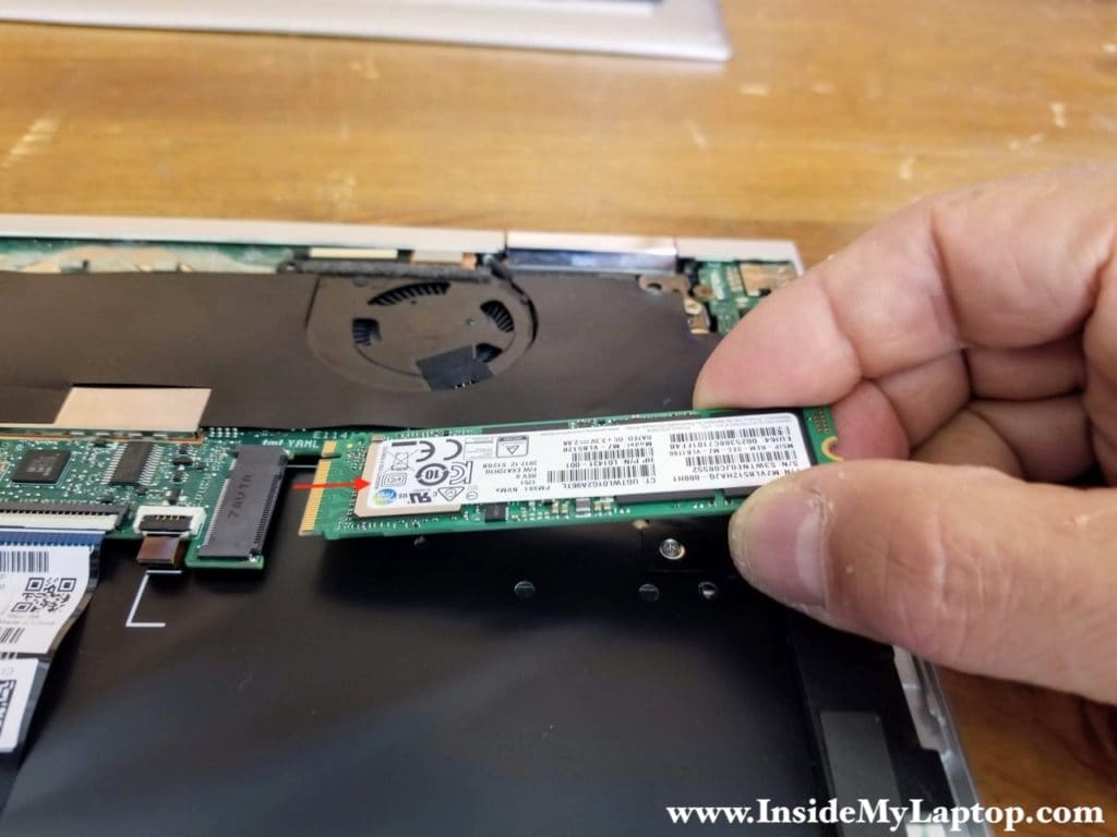 Remove the solid state drive.