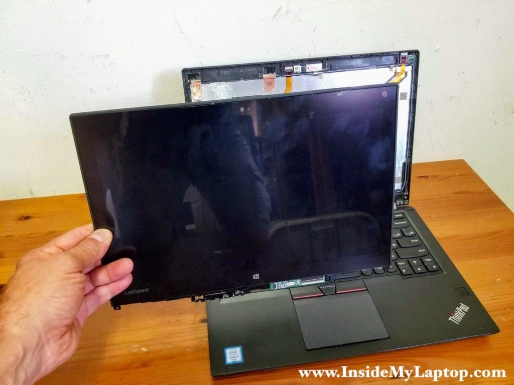 Removing touchscreen from Lenovo ThinkPad Yoga 260.