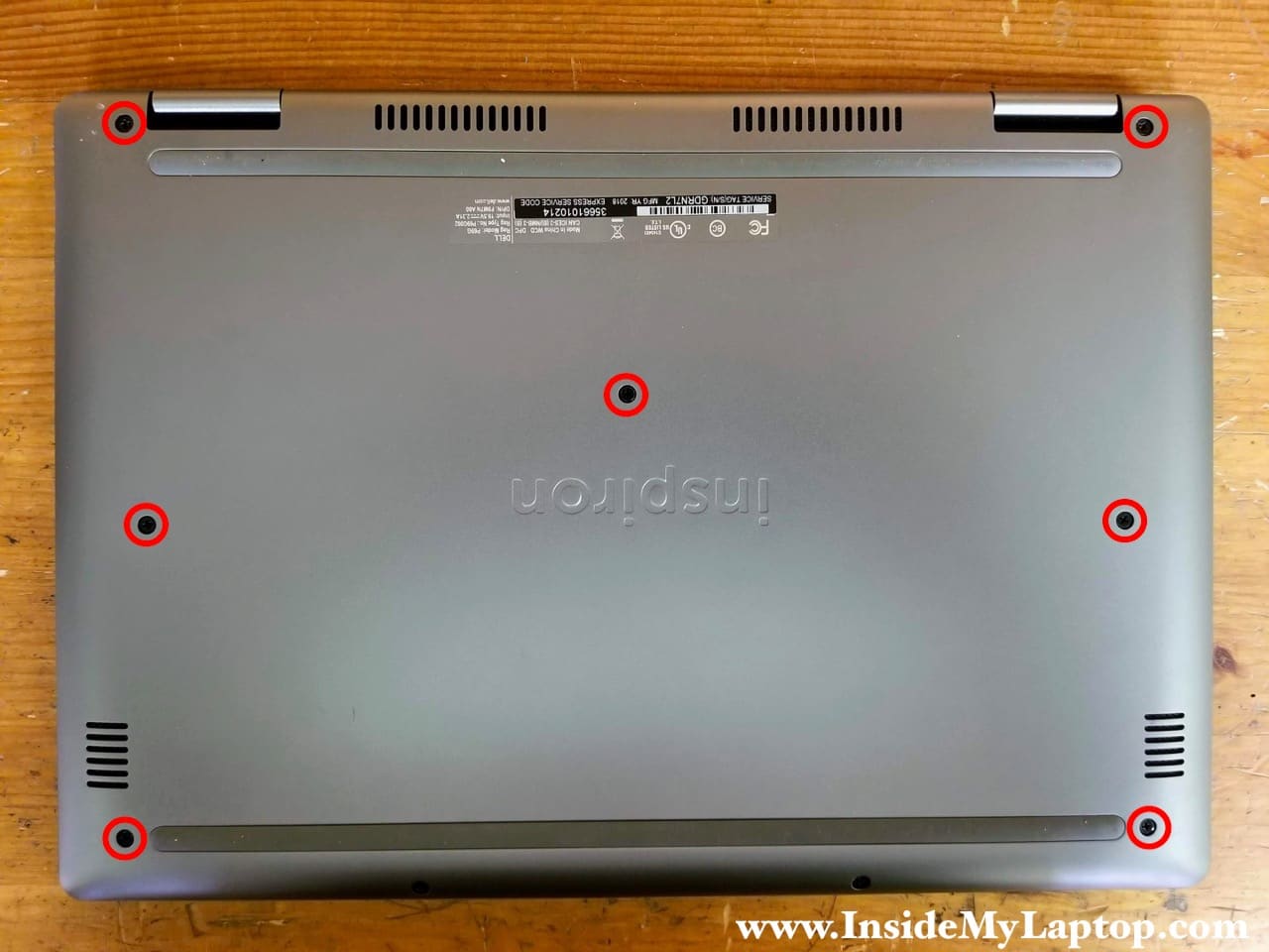 How to disassemble Dell Inspiron 13 7375 2-in-1 P69G – Inside my