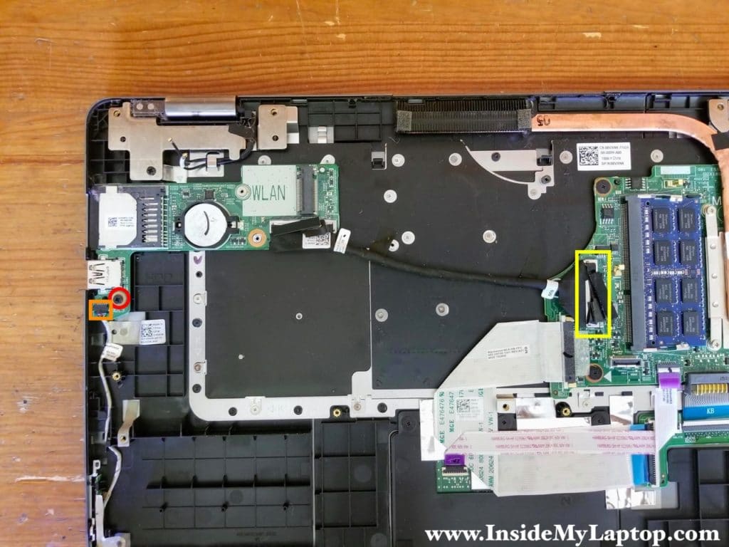 Remove one screw from the USB SD card reader board and disconnect all cables.