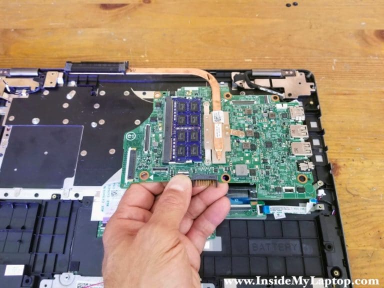 Dell Inspiron 157568 model P55F disassembly guide Inside my laptop