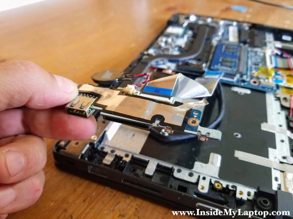 Remove the USB SD card reader board.